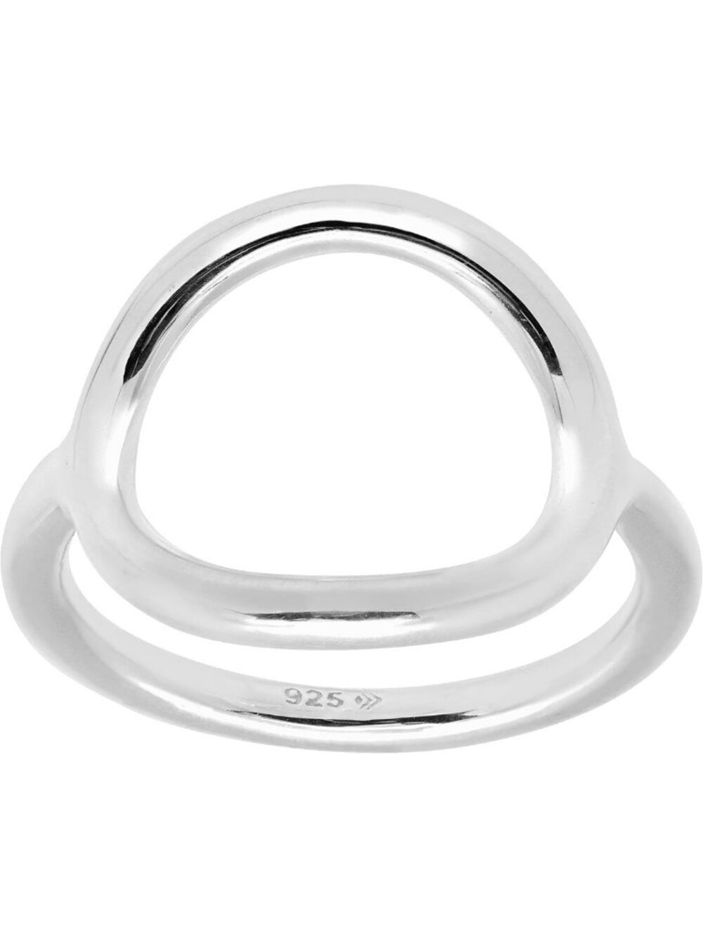 Sterling Silver 'Karma' Ring - Elegant Adjustable Design, Perfect Gift for Her